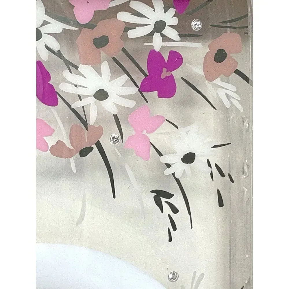 KATE SPADE iPhone 16 Floral Protective Case Cover MagSafe Pink Rhinestones NIB
